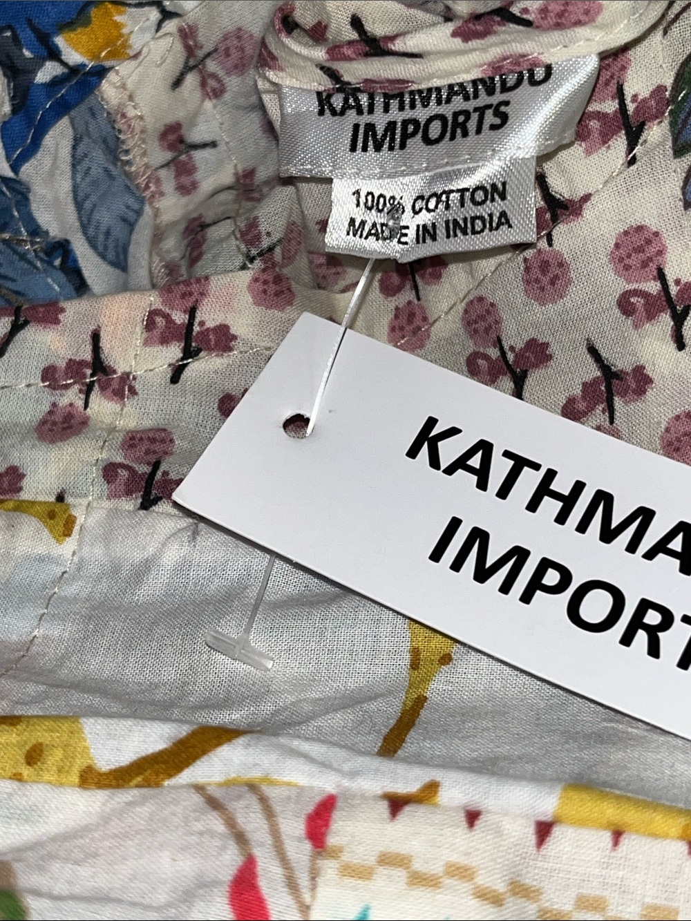 Kathmandu Boho Patchwork Floral Jumpsuit - Free Size - Picture 10 of 10